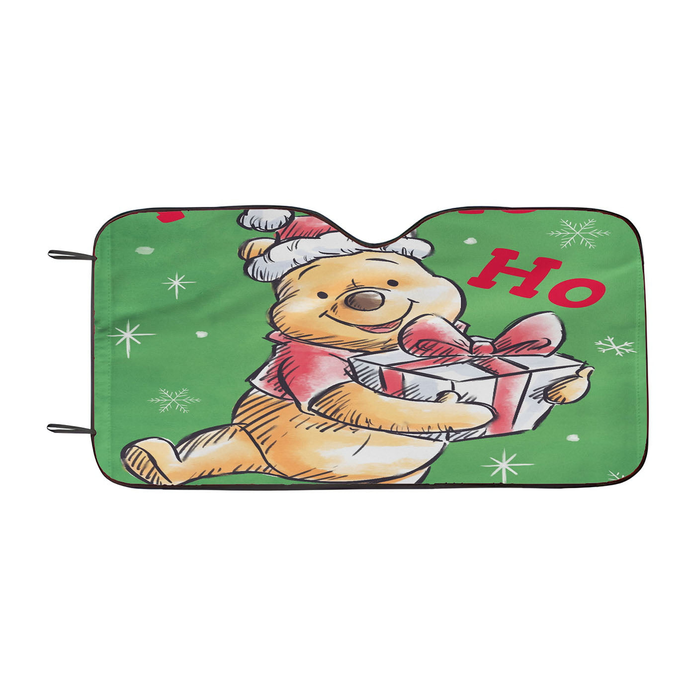 Disney Very Merry Christmas Pooh Car Windshield Sunshade
