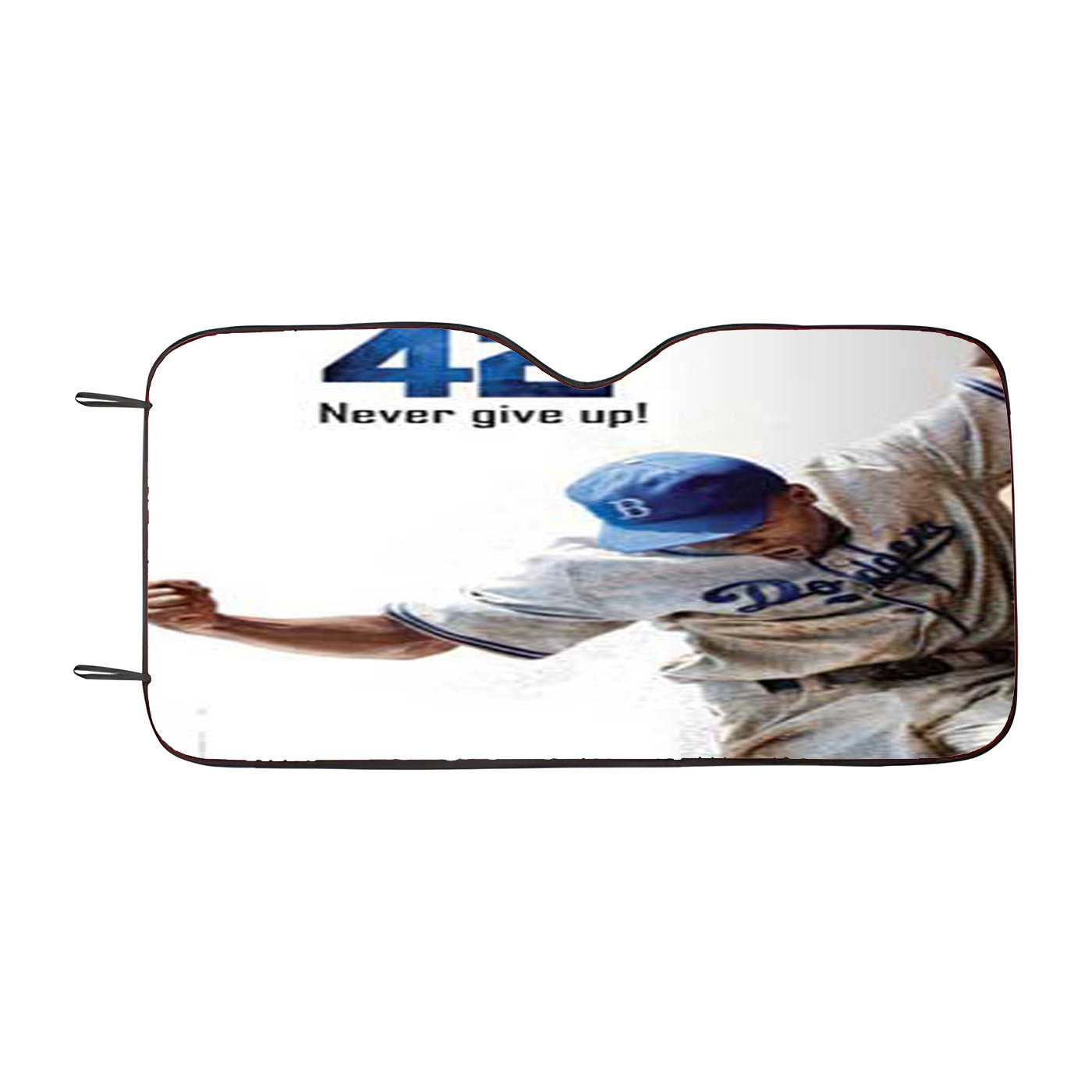 Dodgers 42 Poster Car Windshield Sunshade