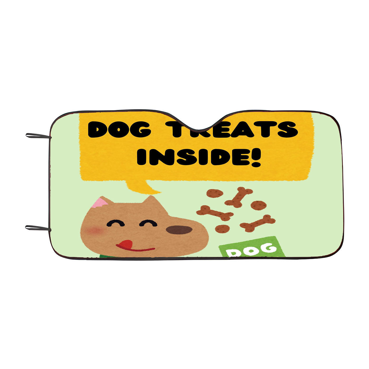 Dog Treats Inside Car Windshield Sunshade