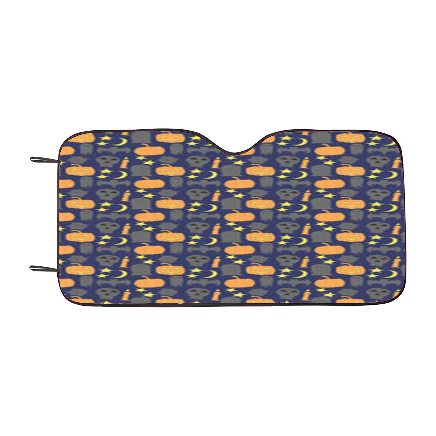 Doodle Halloween Car Windshield Sunshade