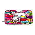 Doodle Unicorn And Shoes Car Windshield Sunshade