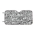 Doodles 1 Car Windshield Sunshade