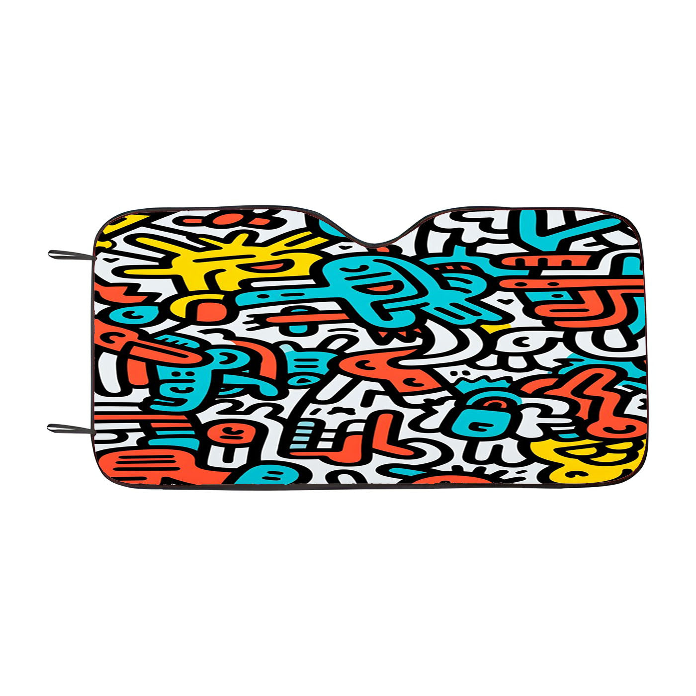 Doodles 4 Car Windshield Sunshade