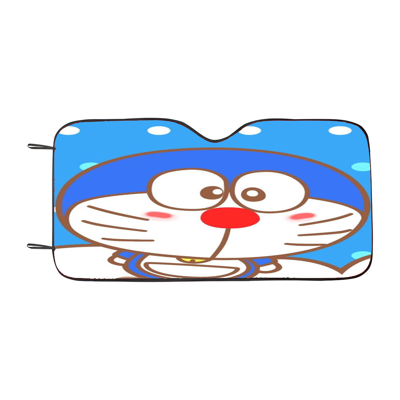 Doraemon Dot Pattern Car Windshield Sunshade