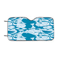 Doraemon Full Blue Pattern Car Windshield Sunshade
