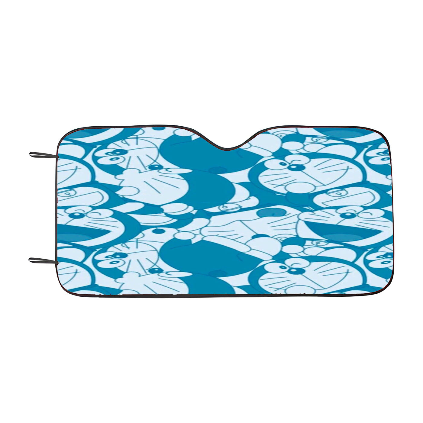 Doraemon Full Blue Pattern Car Windshield Sunshade