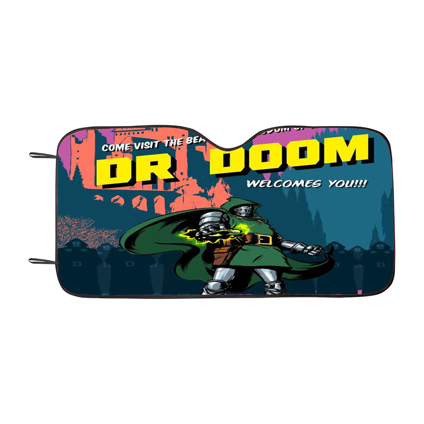 Dr Doom Marvel Car Windshield Sunshade