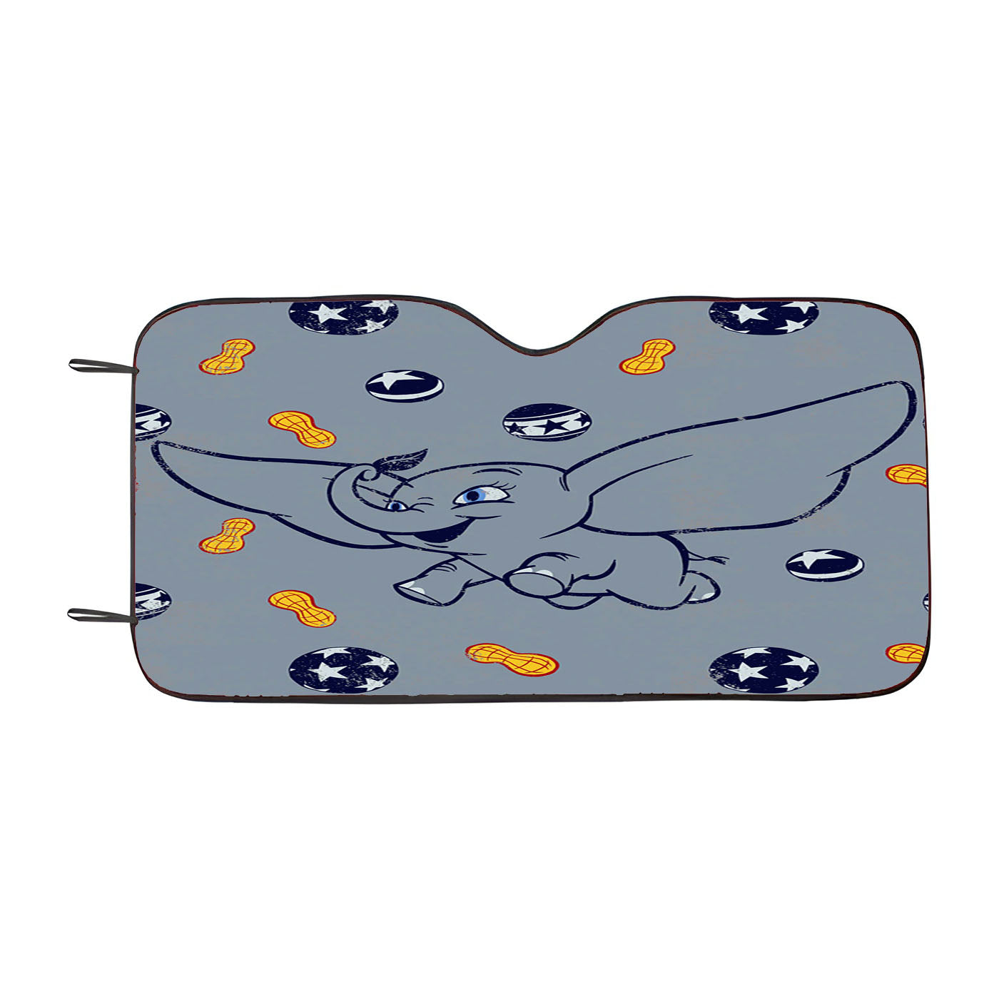 Dumbo And Peanuts Sticker Car Windshield Sunshade