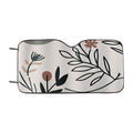 Earthy Boho Botanical Car Windshield Sunshade