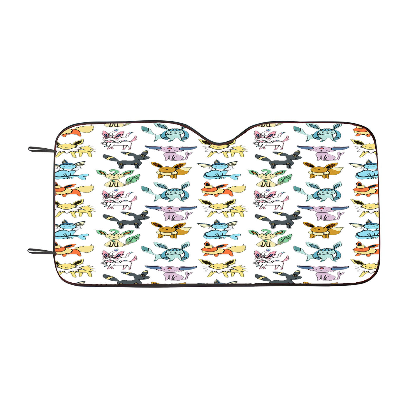 Eevee Evolutions Pattern Car Windshield Sunshade