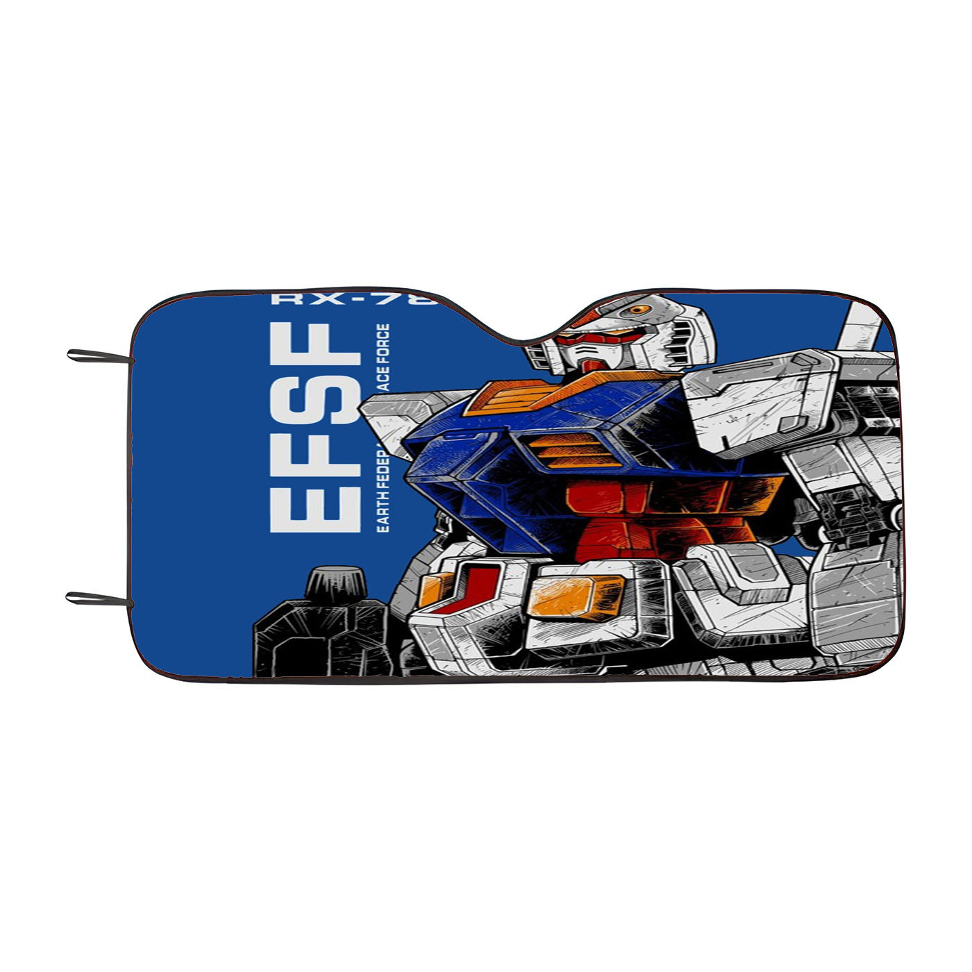 Efsf Rx 78 Gundam Mecha Car Windshield Sunshade