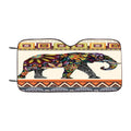 Elephant Aztec Car Windshield Sunshade
