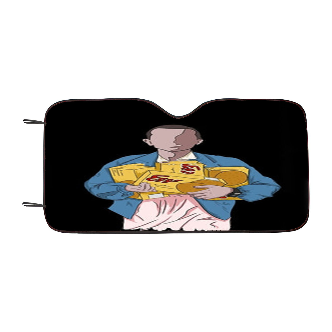 Eleven Faceless Cartoon Car Windshield Sunshade
