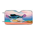 Elvis Stitch Disney Car Windshield Sunshade
