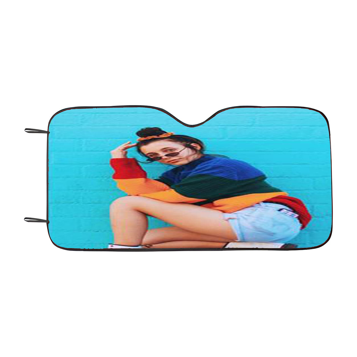 Emma Chamberlain Mliky Paint Car Windshield Sunshade