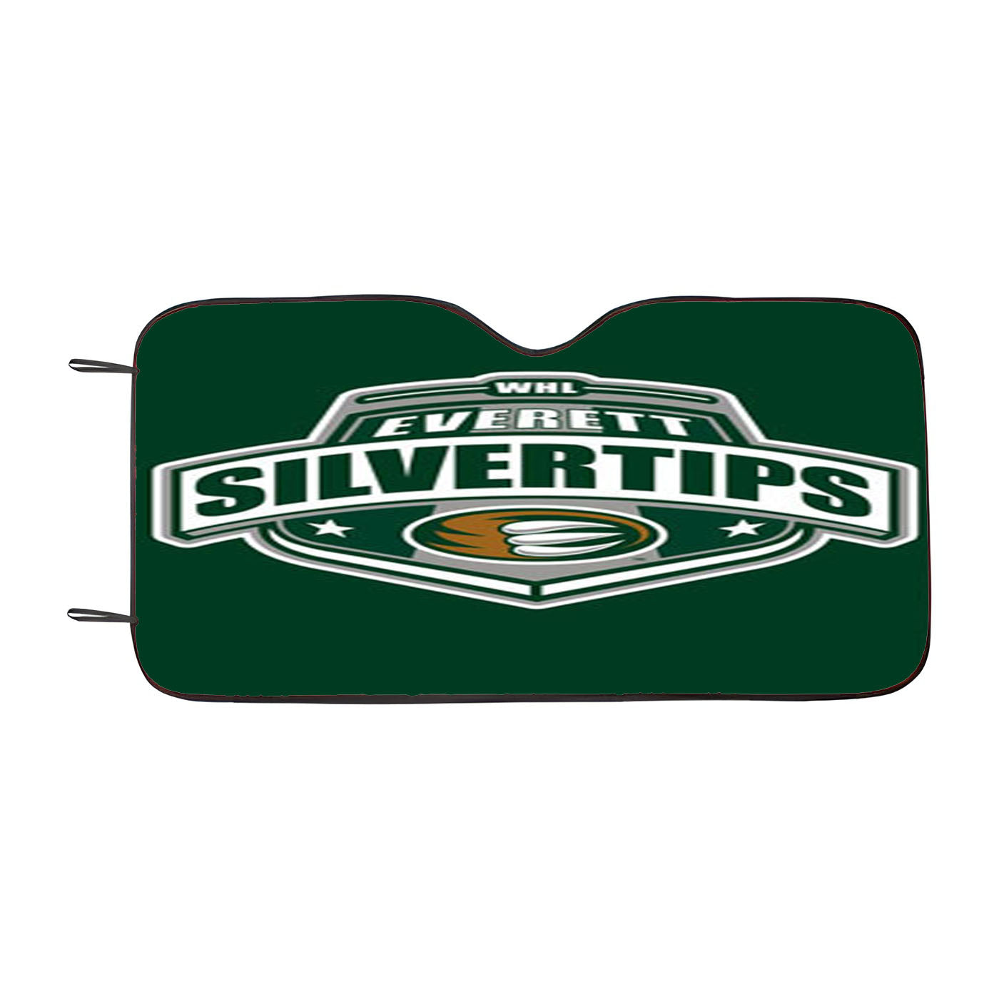 Everett Silvertips Logo Car Windshield Sunshade