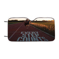Every Step Counts Car Windshield Sunshade