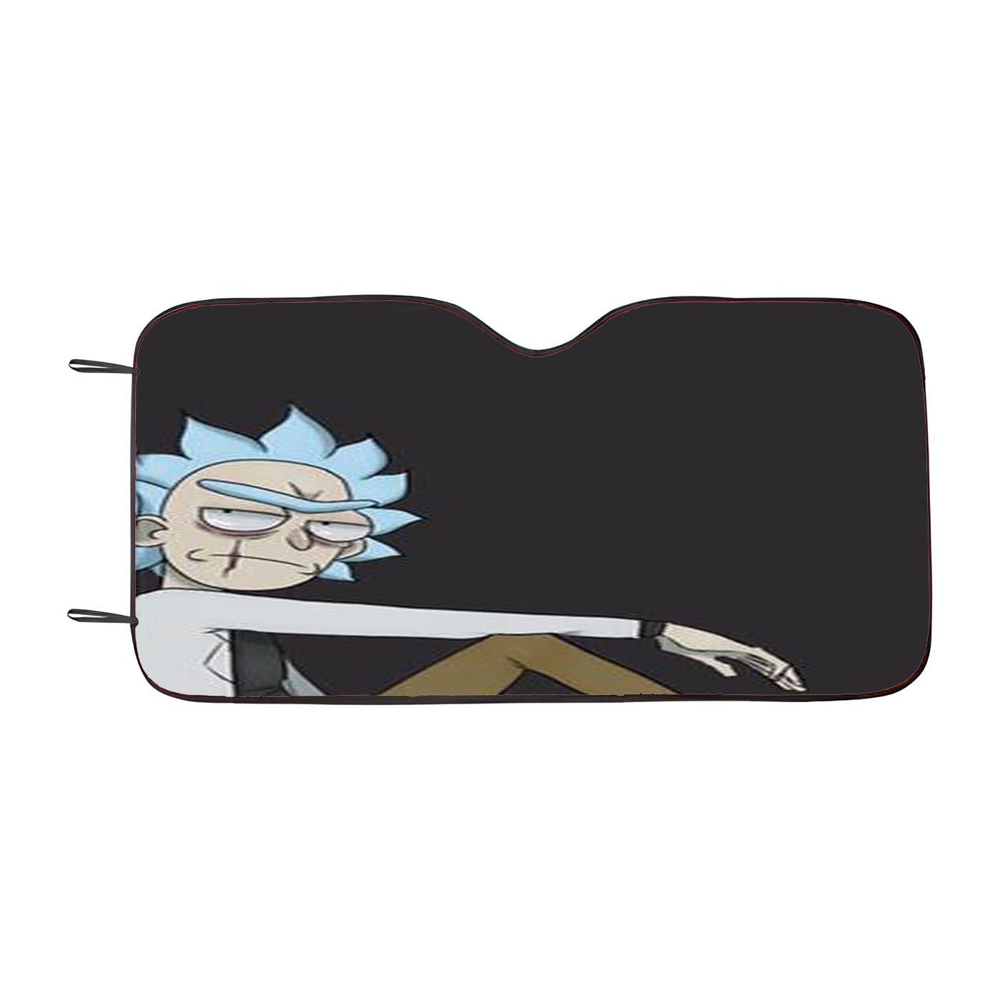 Evil Rick And Morty Car Windshield Sunshade