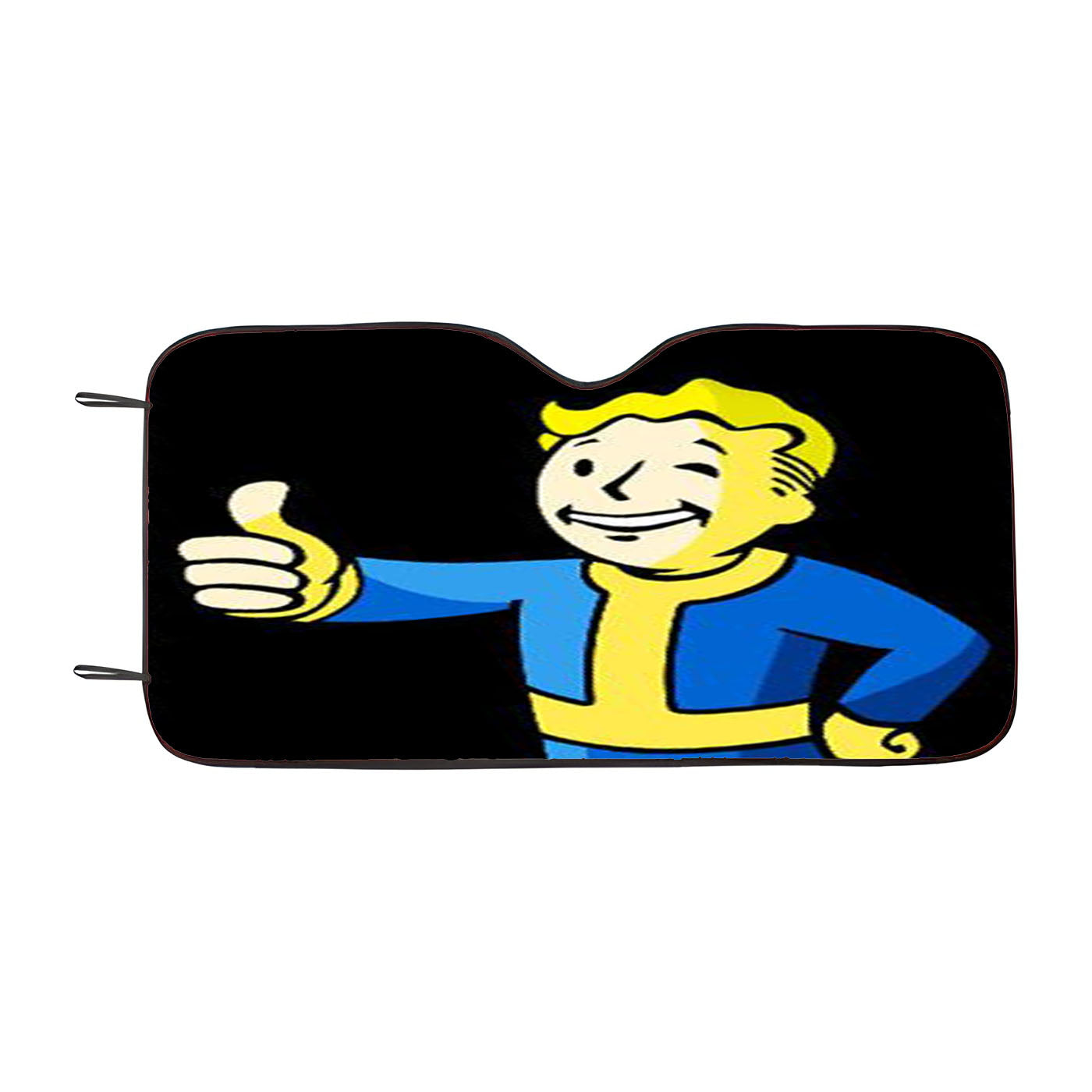 Fallout 4 Vault Boy Dark Car Windshield Sunshade