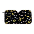 Fendi95Eyes Monster Collage Car Windshield Sunshade