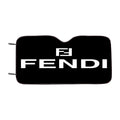 Fendi Black Car Windshield Sunshade
