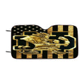 Fighting Irish Notre Dame Football Golden Flag Car Windshield Sunshade