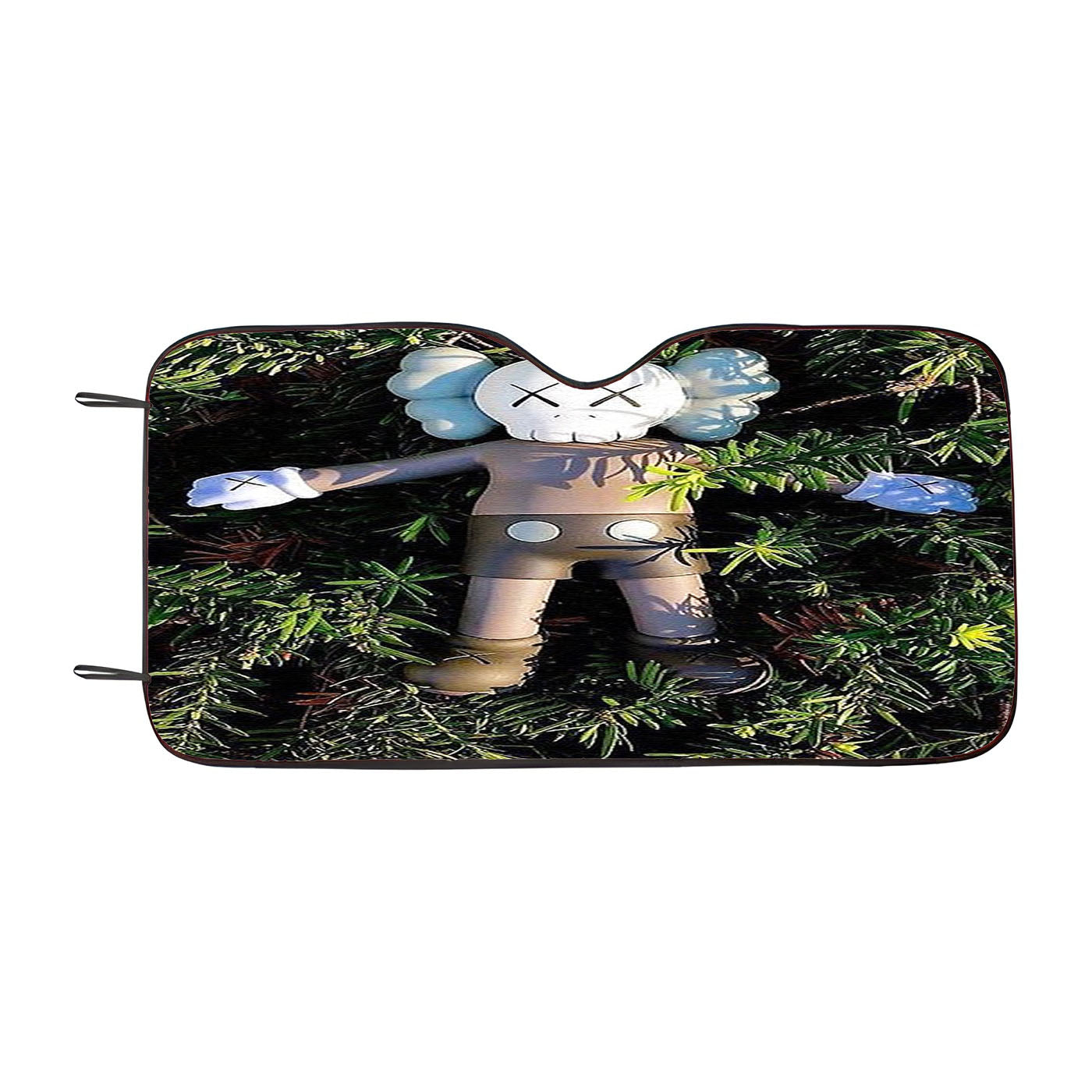 Figure Kaws Grass Car Windshield Sunshade