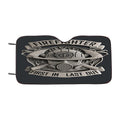 Fire Fighter Logo Last Out Car Windshield Sunshade