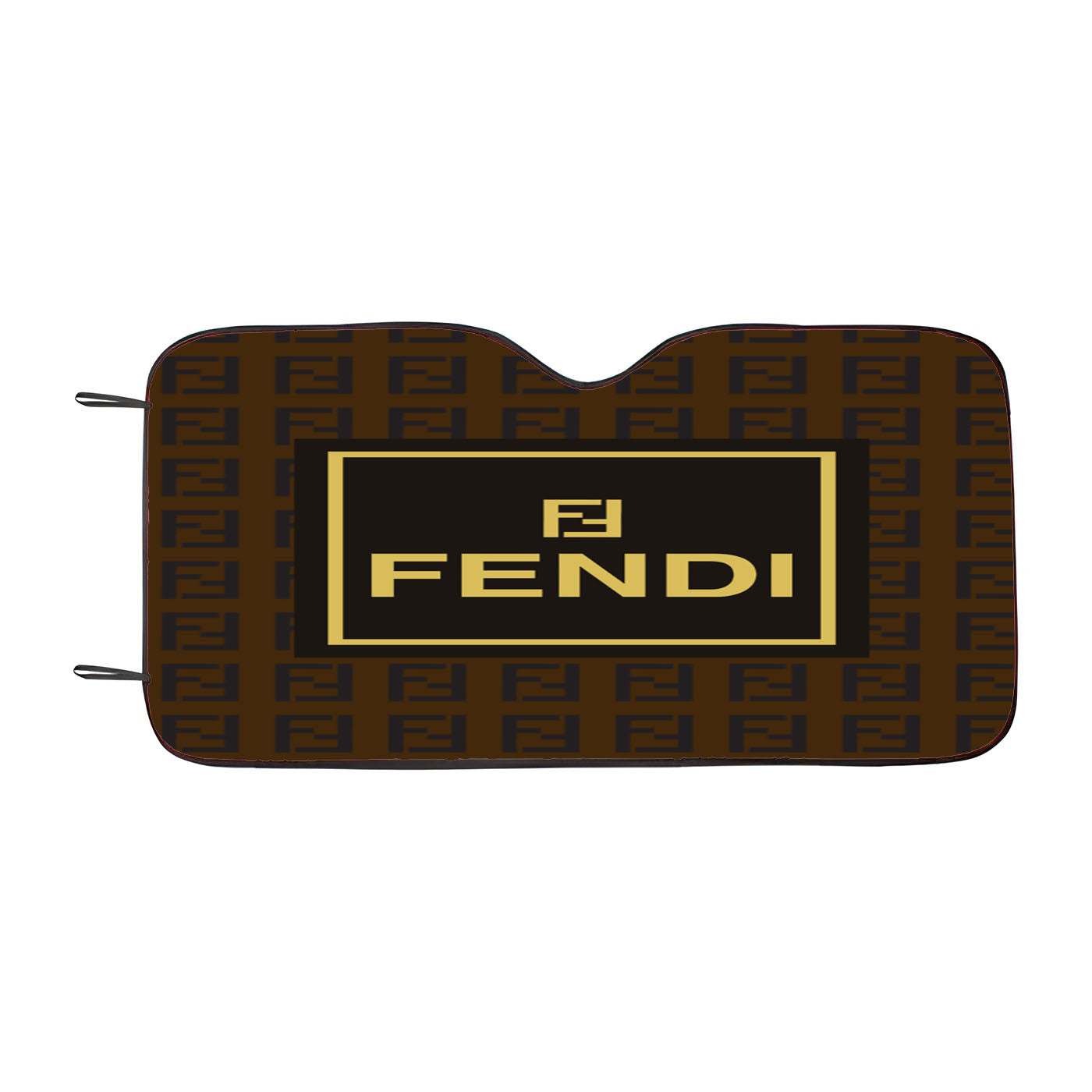 Fl Fendi Pattern Car Windshield Sunshade