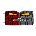 Fl Fendi Red Grey Car Windshield Sunshade