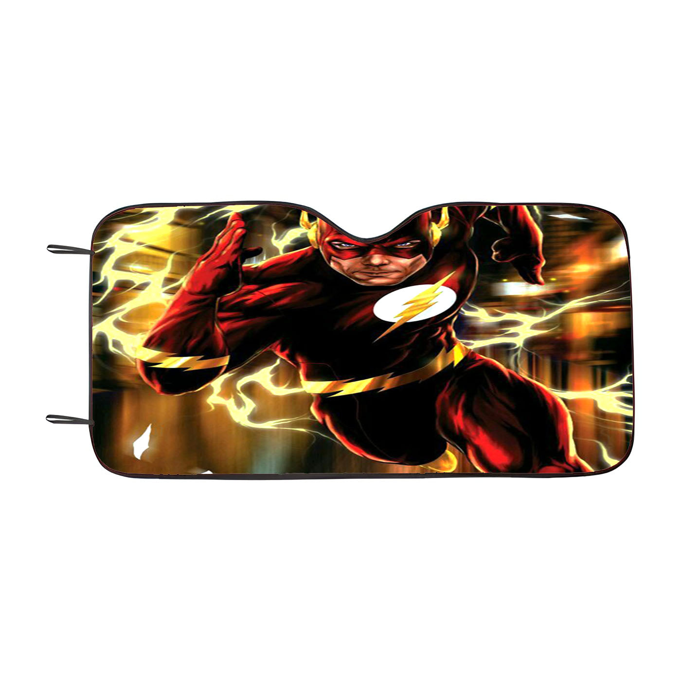 Flash Superhero Artwork Car Windshield Sunshade