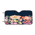 Floral Backgrounds Car Windshield Sunshade