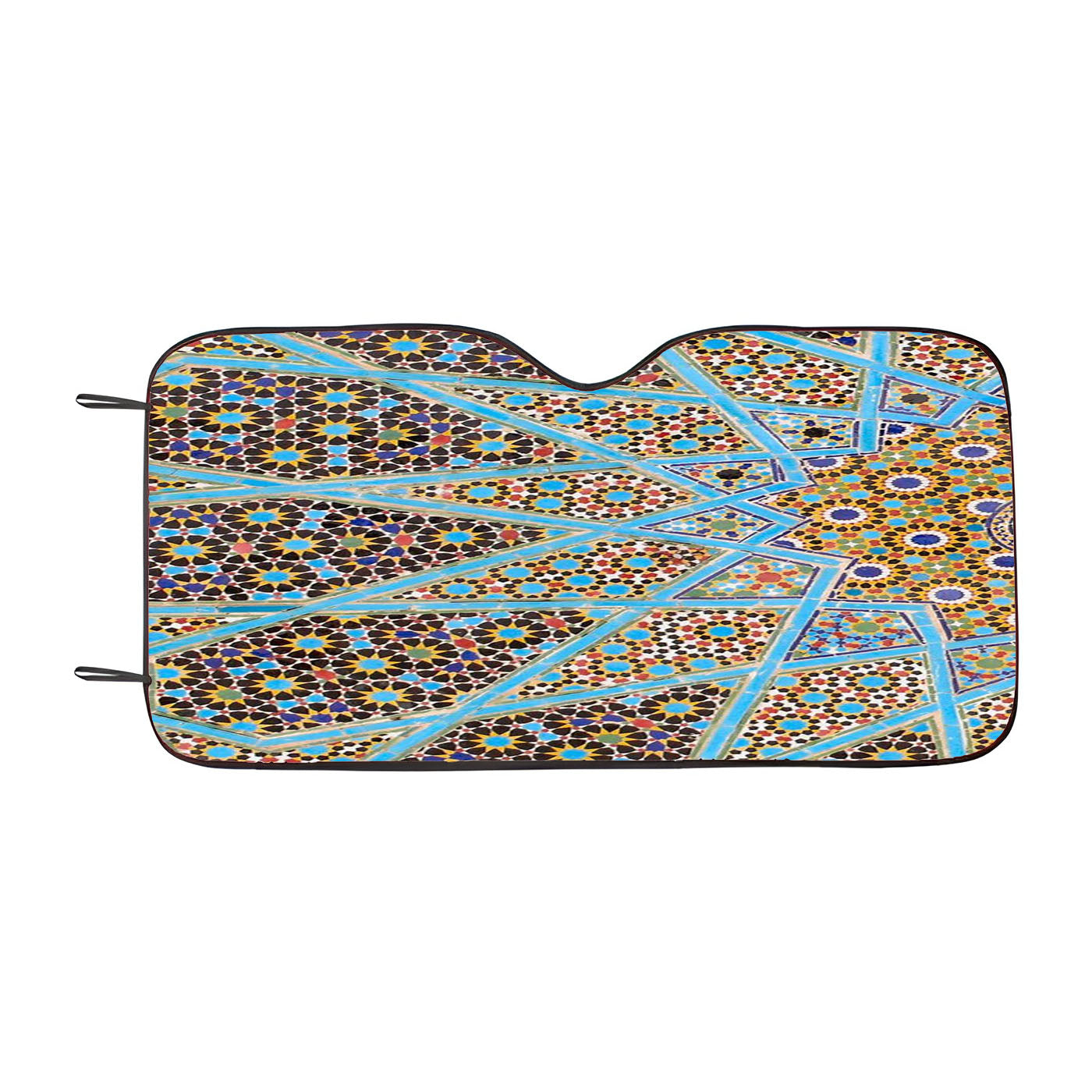 Floral Mandala Texture Color Car Windshield Sunshade