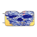 Floral Skull Car Windshield Sunshade