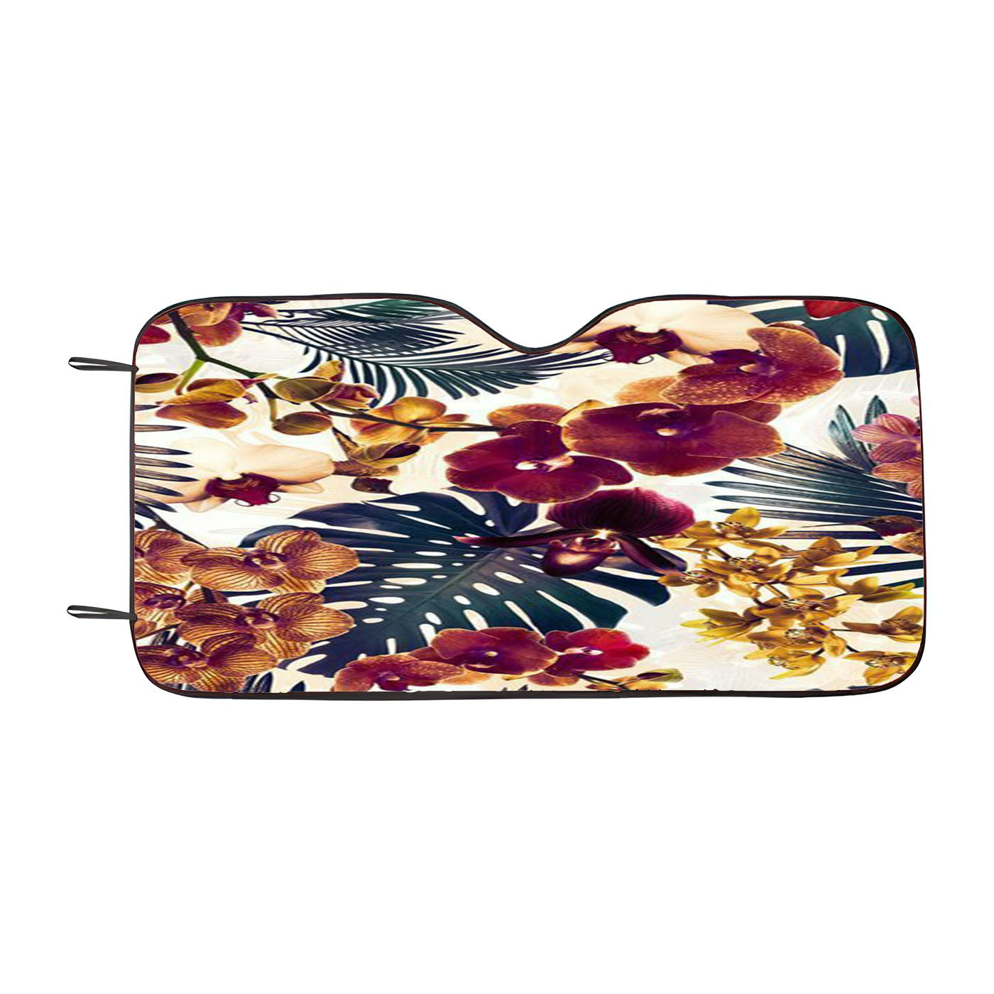 Flower And Rose Watercolour Car Windshield Sunshade