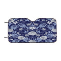 Flower Batik Car Windshield Sunshade