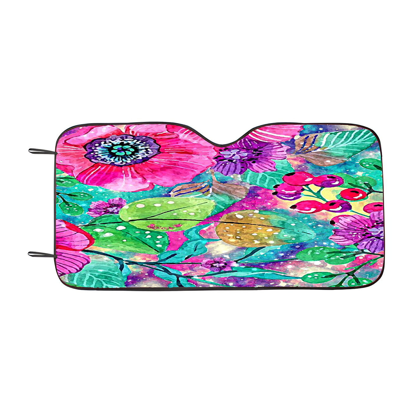 Flower Galaxy Art Car Windshield Sunshade