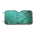 Flower Green Car Windshield Sunshade