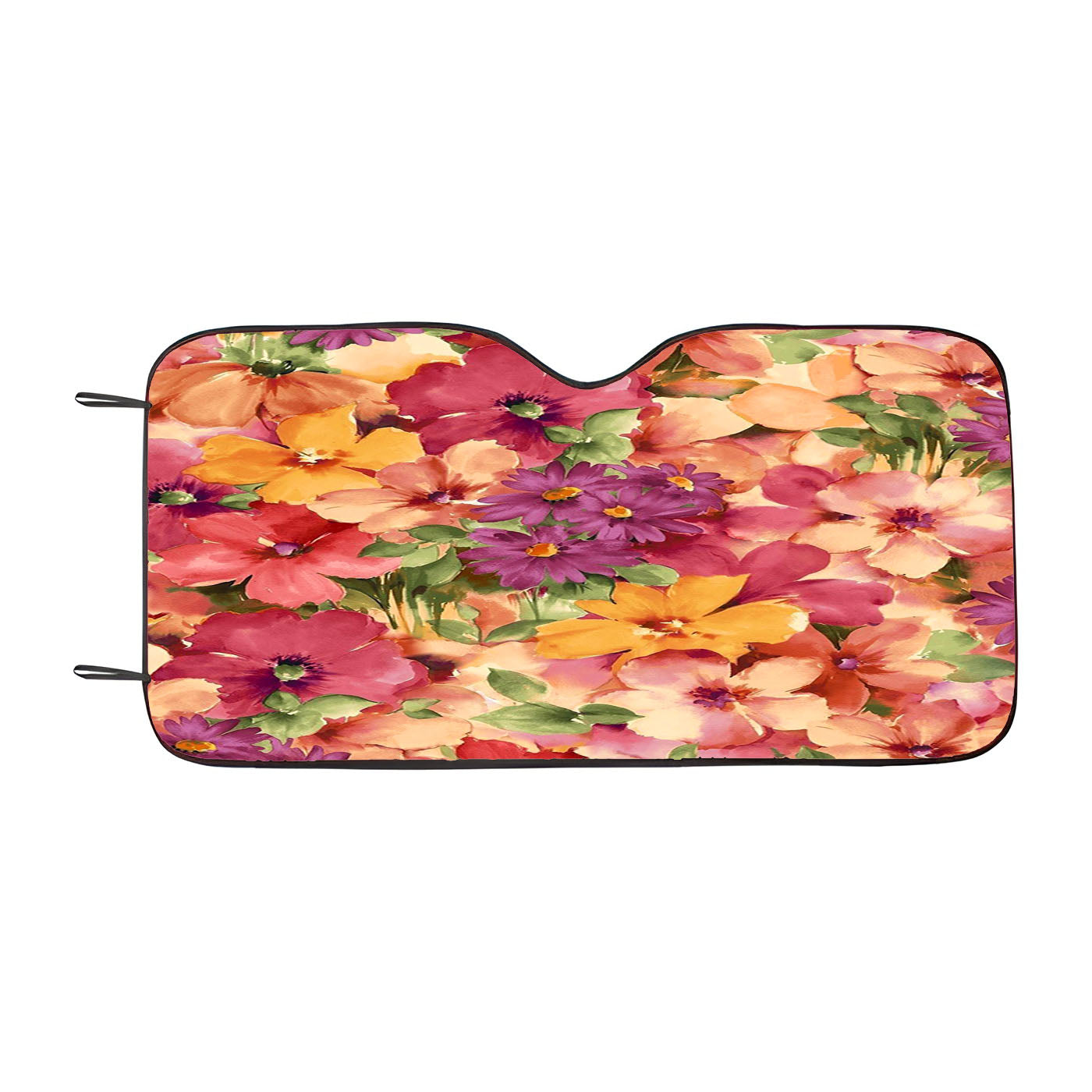 Flower Multicolor Car Windshield Sunshade