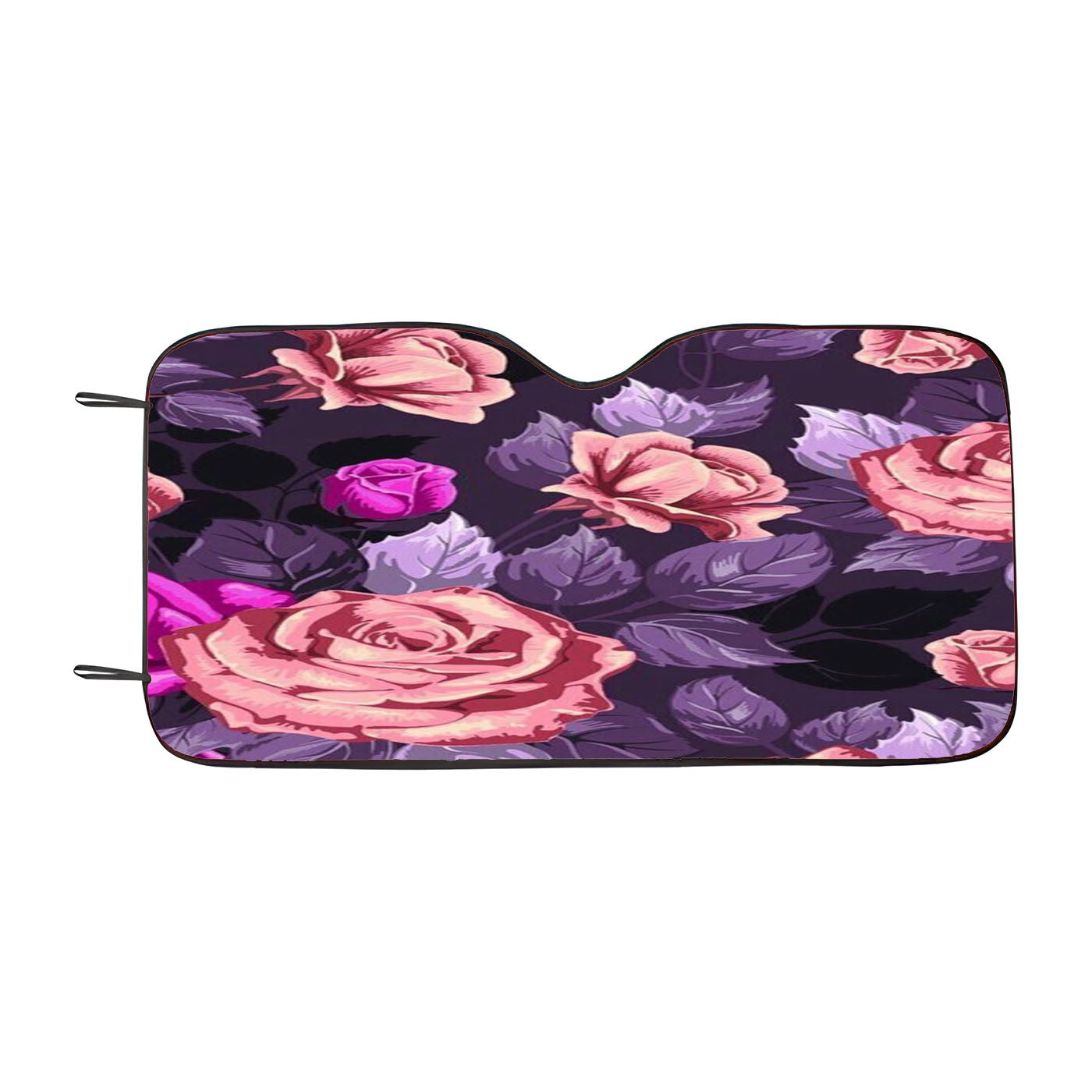 Flower Purple Car Windshield Sunshade
