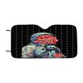 Flower Spaceman Car Windshield Sunshade