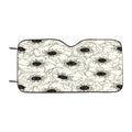Flower White Car Windshield Sunshade