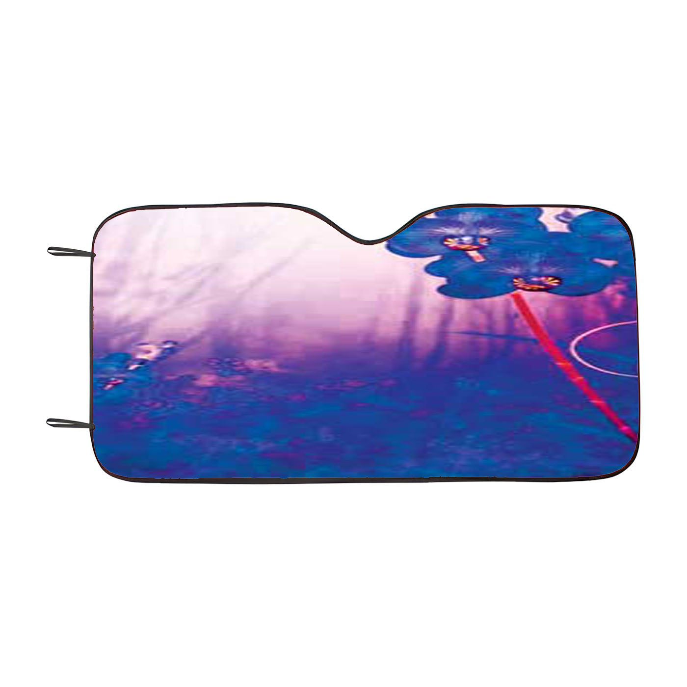 Flowers Glow Car Windshield Sunshade