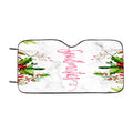 Flowers Soulmates Art Car Windshield Sunshade