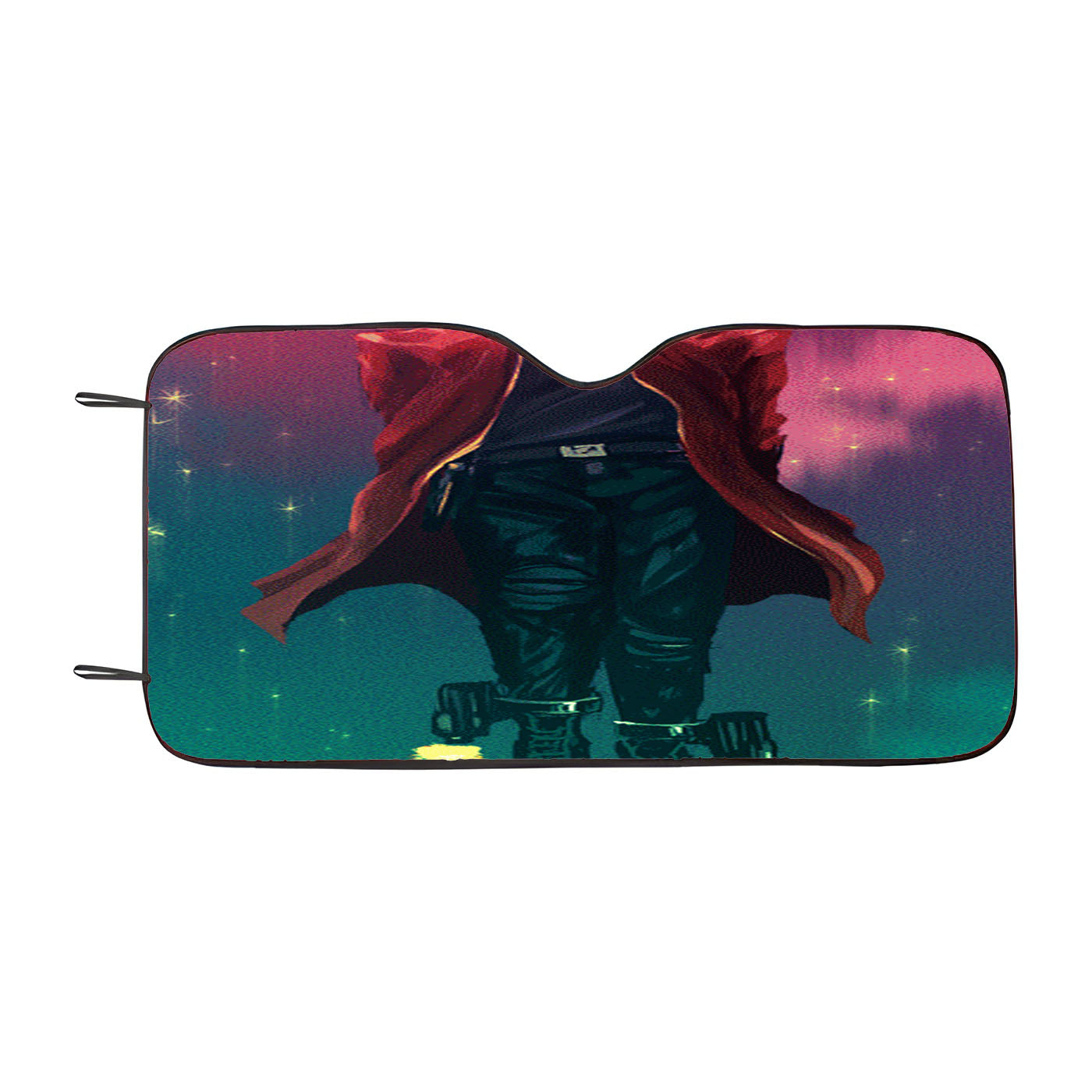 Flying Star Lord Jet In Shoes Car Windshield Sunshade