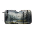Foggy Mountain Car Windshield Sunshade