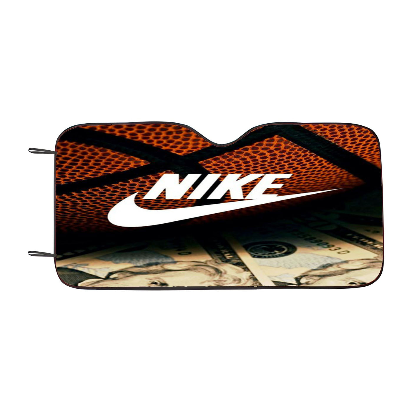 Football And Nike Money Car Windshield Sunshade