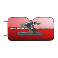 Ford Mustang Shelby Cobra Red Logo Car Windshield Sunshade