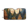 Forest Under The Moon Car Windshield Sunshade