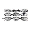 Fornasetti Face Car Windshield Sunshade